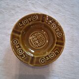 Ashtray / advertising pocket emptier ambassador from Gien "Loto" in very