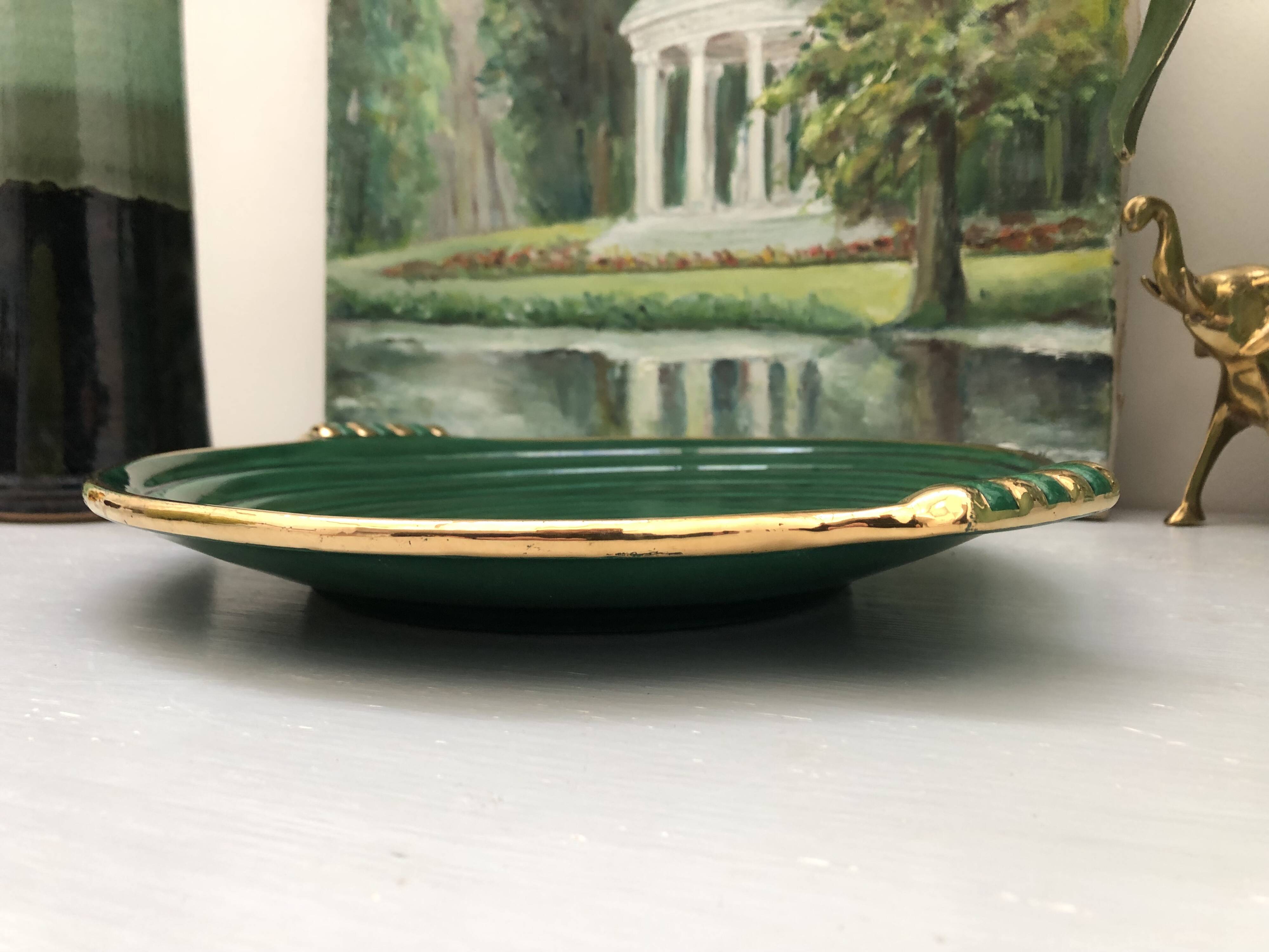 Dish from the 50s/60s vintage green