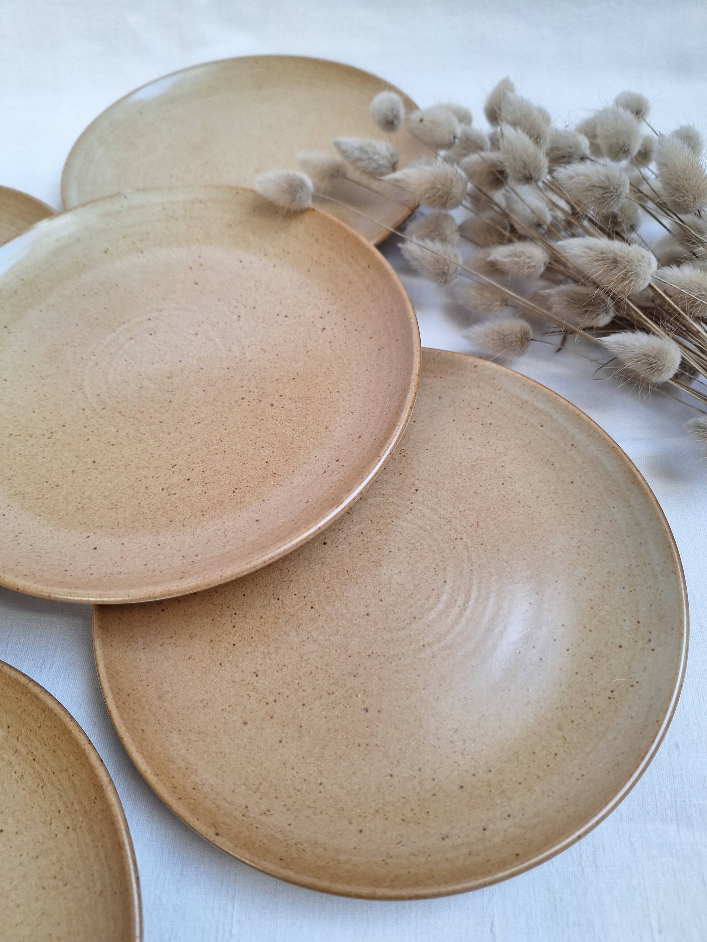 Vintage village stoneware dessert plates