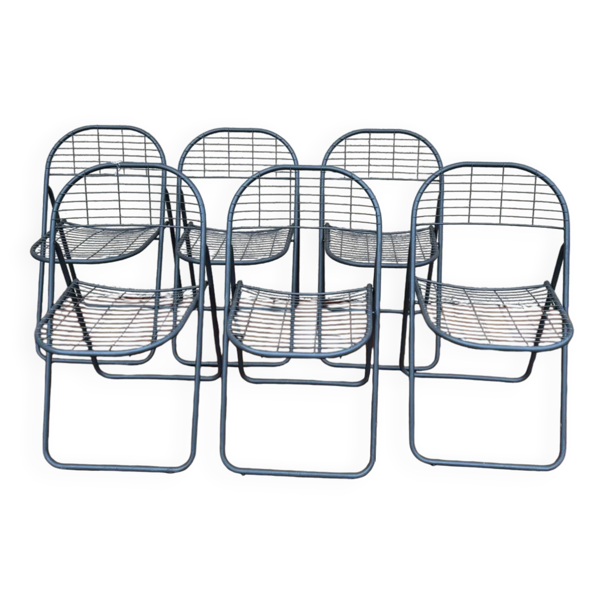 Chaises pliantes vintage Åland par Niels Gammelgaard pour Ikea, set de 6