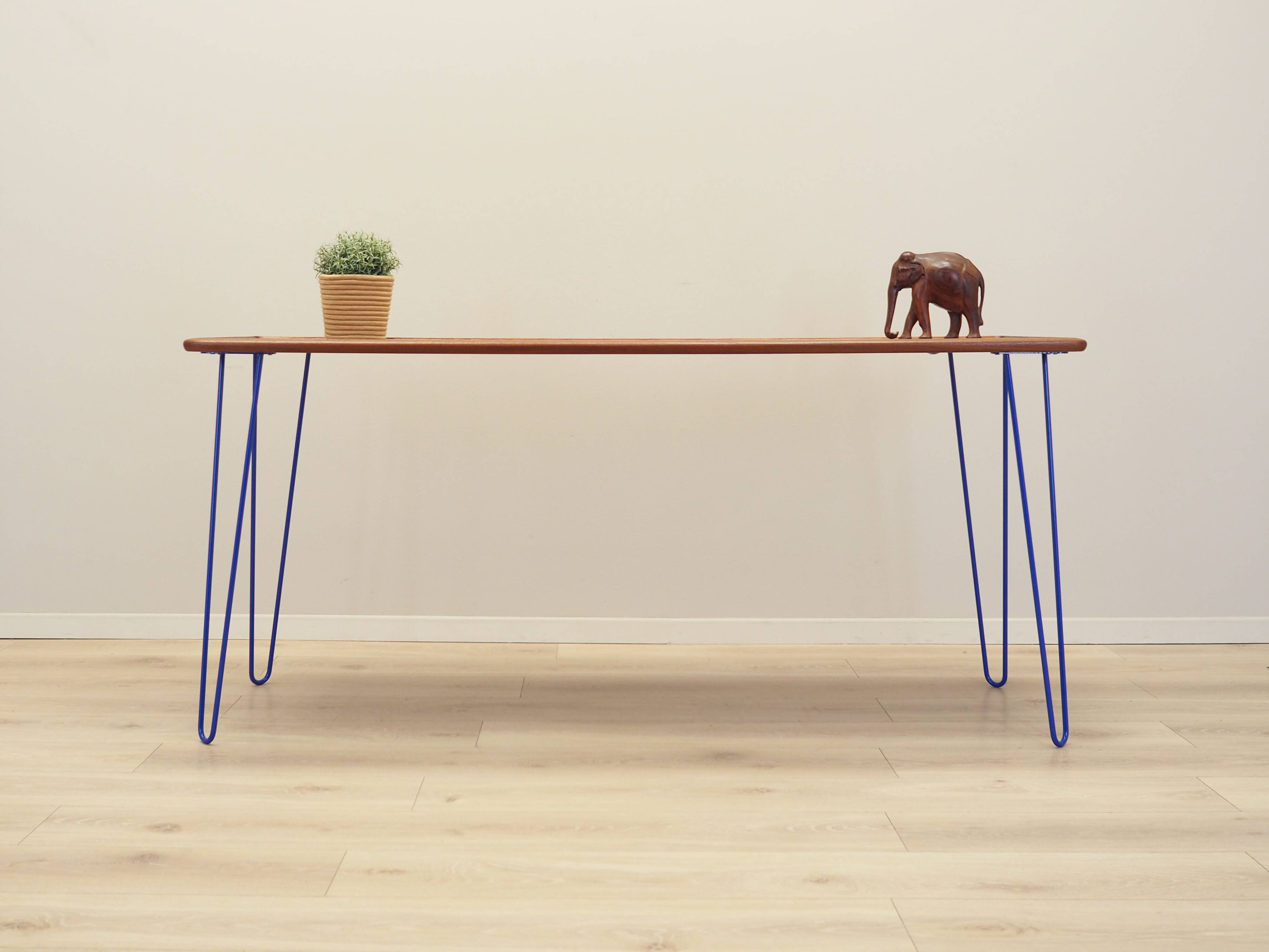 Danish teak desk, 1970s