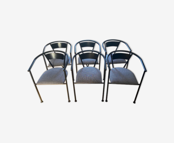 6 chaises design années 50