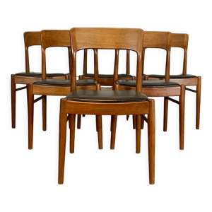 Série de 6 chaises danoises