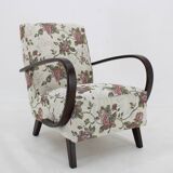 1950s Jindrich Halabala Restored Gobelin Armchair, Czechoslovakia