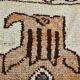 Eagle Pattern Persian Runner Rug, 110x369Cm