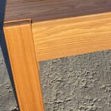 Regain / chapo Chevet en orme massif  1 tiroir en ceinture 1980 Signé