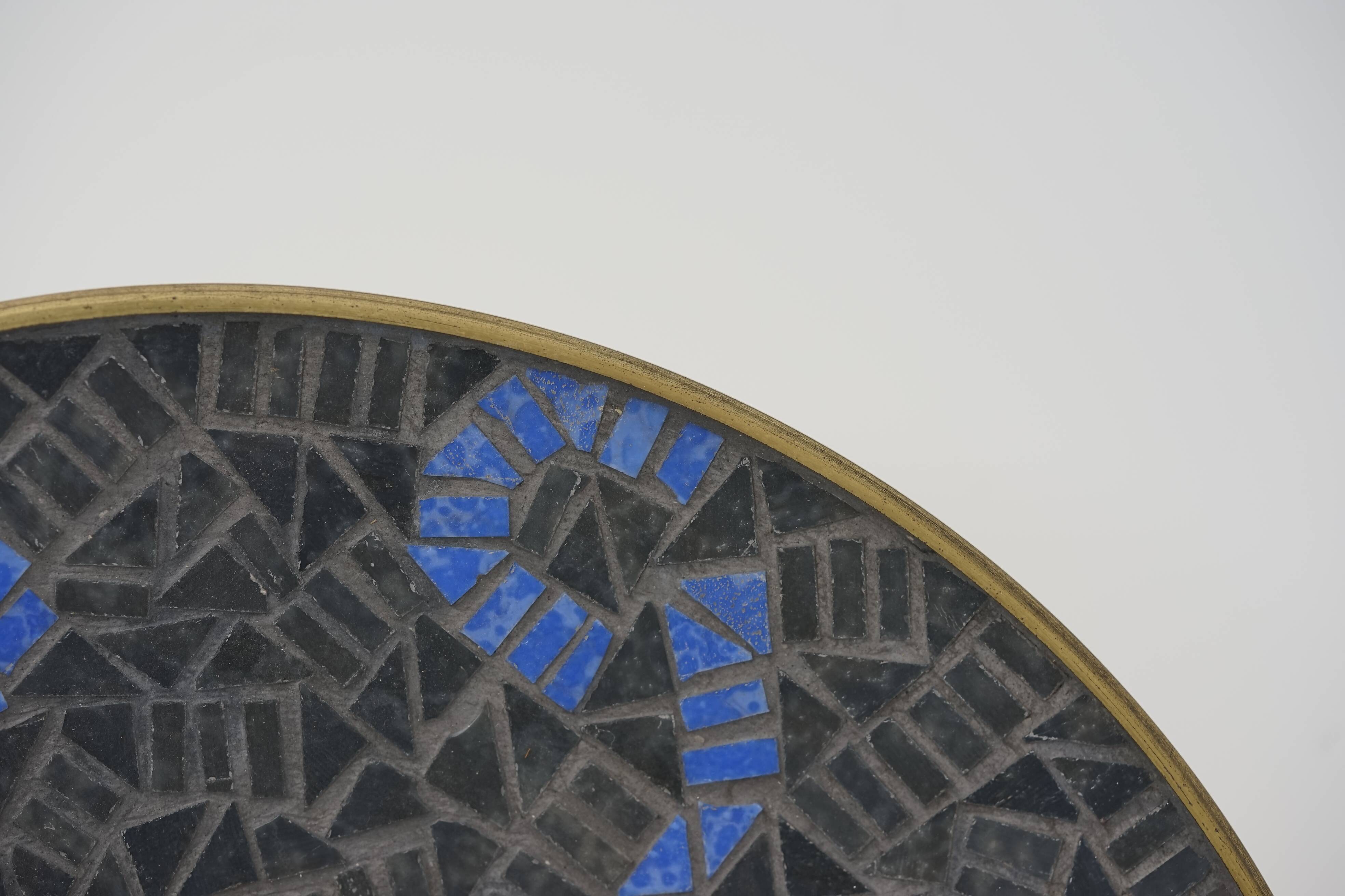 Mid-Century Mosaic Wall Plate by W. Zimmermann for Ritter