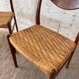 Pair of vintage Danish GS60 chairs by Arne Wahl Iversen