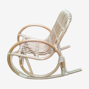 Rocking-chair child rattan