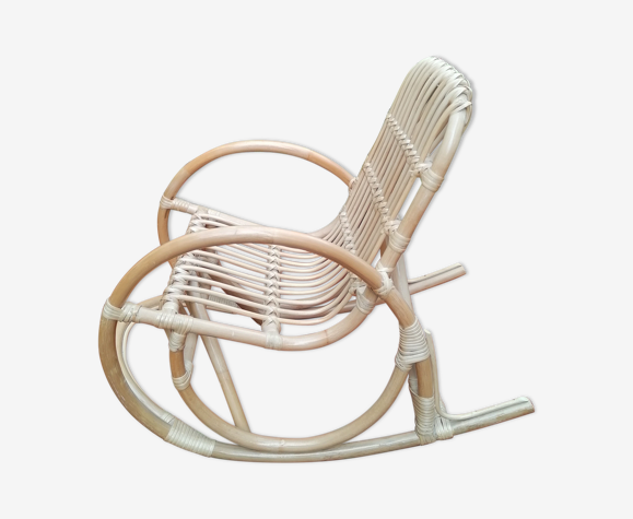 Rocking-chair child rattan