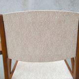 Pair of Scandinavian style bridge armchairs
