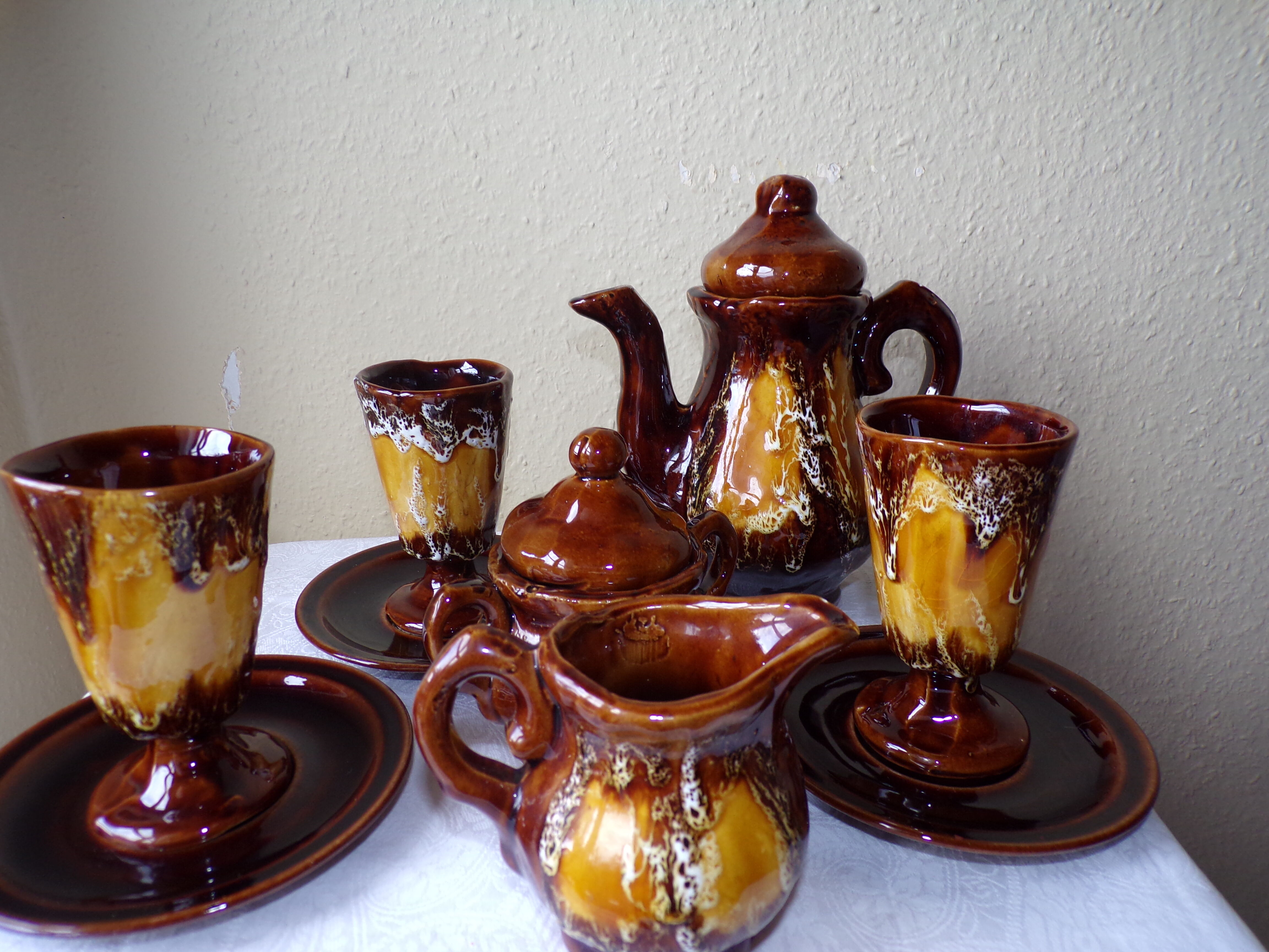 Service has coffee Vallauris mazagran