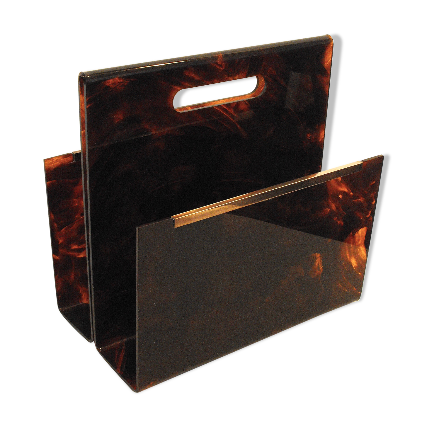Magazine holder 70s plexiglas
