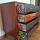Vintage dresser redesigned