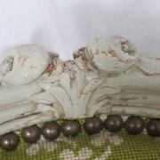Louis XVI-style arm medallion armchair