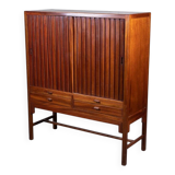 Mahogany furniture attributed to Hans J. Wegner, Denmark, 1950s