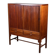 Mahogany furniture attributed to Hans J. Wegner, Denmark, 1950s