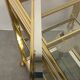 Vintage brass bar service