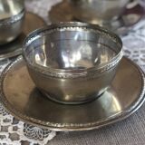 Set of 3 old "silverware" cups