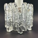 Mid-Century Murano Ice Glass Ceiling Lamp by J.T. Kalmar, Austria, 1960s