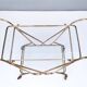 Brass Serving Cart with Glass Shelves, Italy