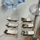 Silver ceramic knife rest