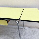 Yellow formica table