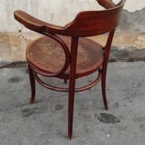 Late 19th-century office chair by Jacob and Joseph Kohn in Vienna, Austria