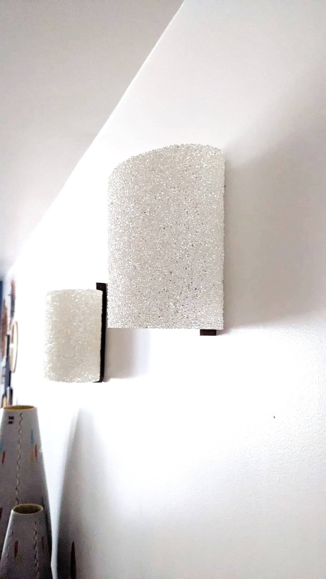 2 Scandinavian design wall lights from the 60s