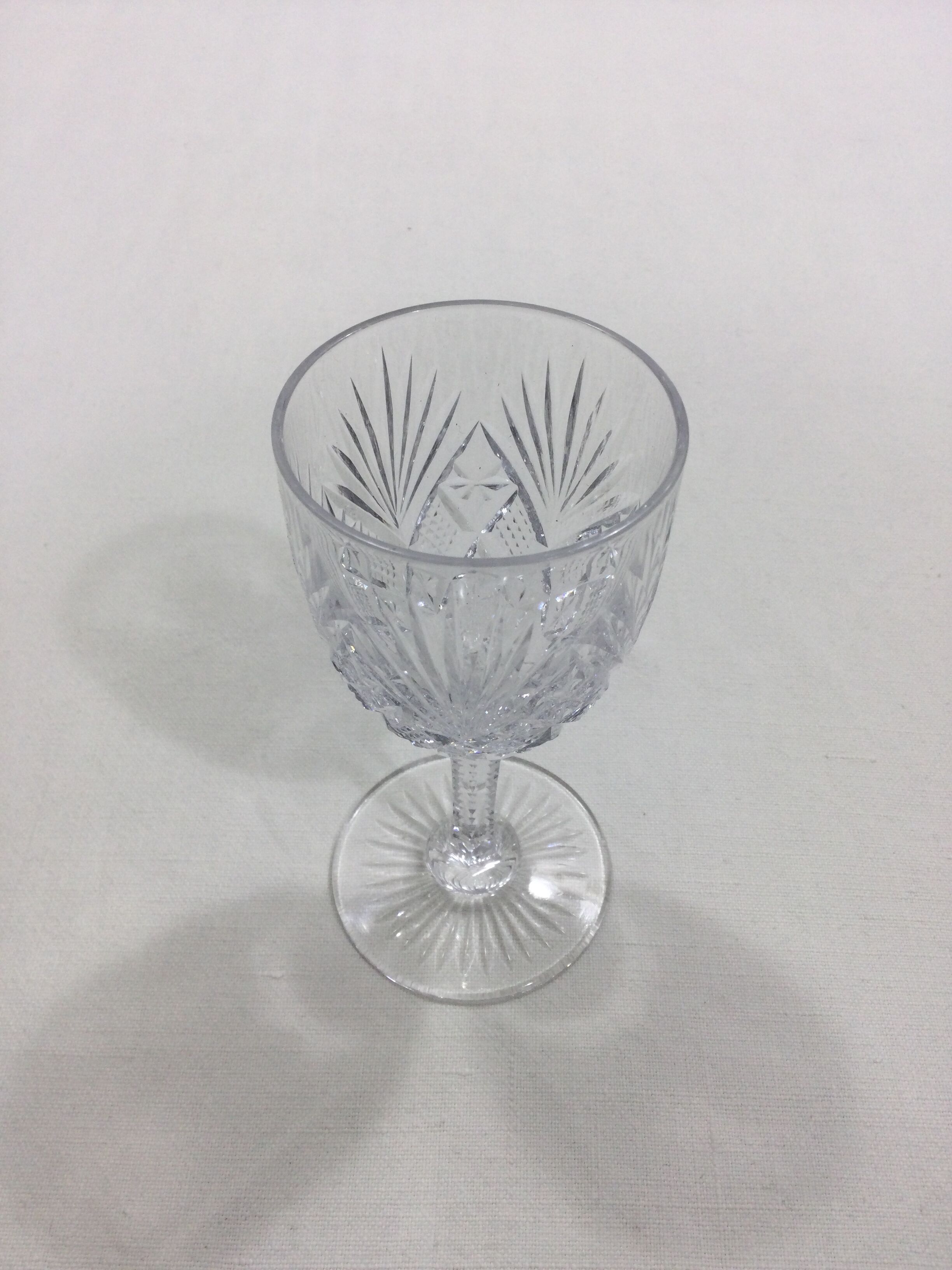 Saint Louis - 6 White Wine Glasses Gavarni Model