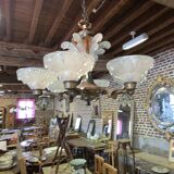 Ezan Art Deco 6-light chandelier