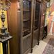 Empire Style Swan Neck Mahogany Bookcase with 4 Doors