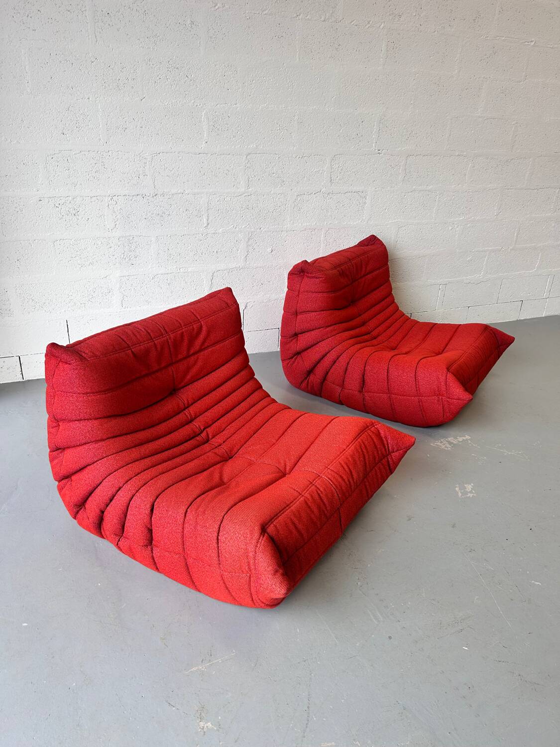 Pair of Togo lounge chairs by Ligne Roset