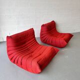 Pair of Togo lounge chairs by Ligne Roset