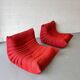 Paire de chauffeuse Togo ligne roset