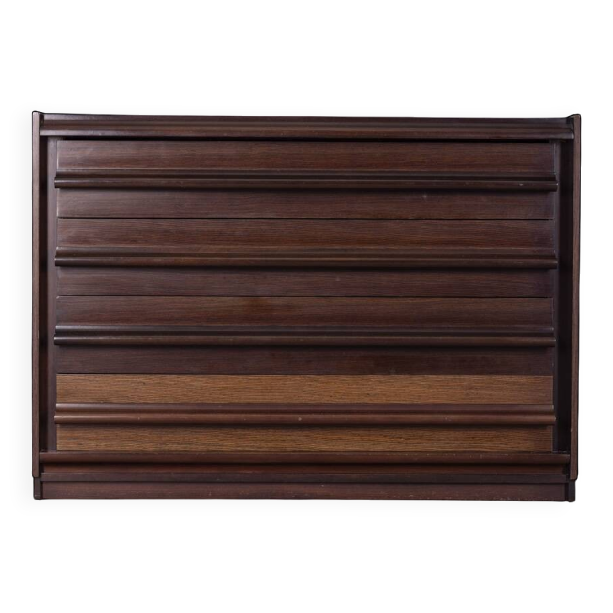 Vintage 1960s wooden chest of drawers with italian design