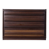 Vintage 1960s wooden chest of drawers with italian design