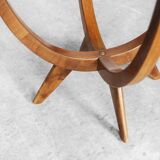 Table Walnut Bydgoskie Fabryki Mebli Poland 1950 s