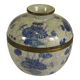 Cracked porcelain chinese pot