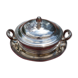 Ercuis vegetable and its plateau Louis XVI style