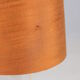Frosted glass lamp and wild silk