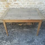 One drawer farm table