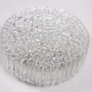 Glass Flush Mount or Sconce by Helena Tynell for Glashütte Limburg, 1960s