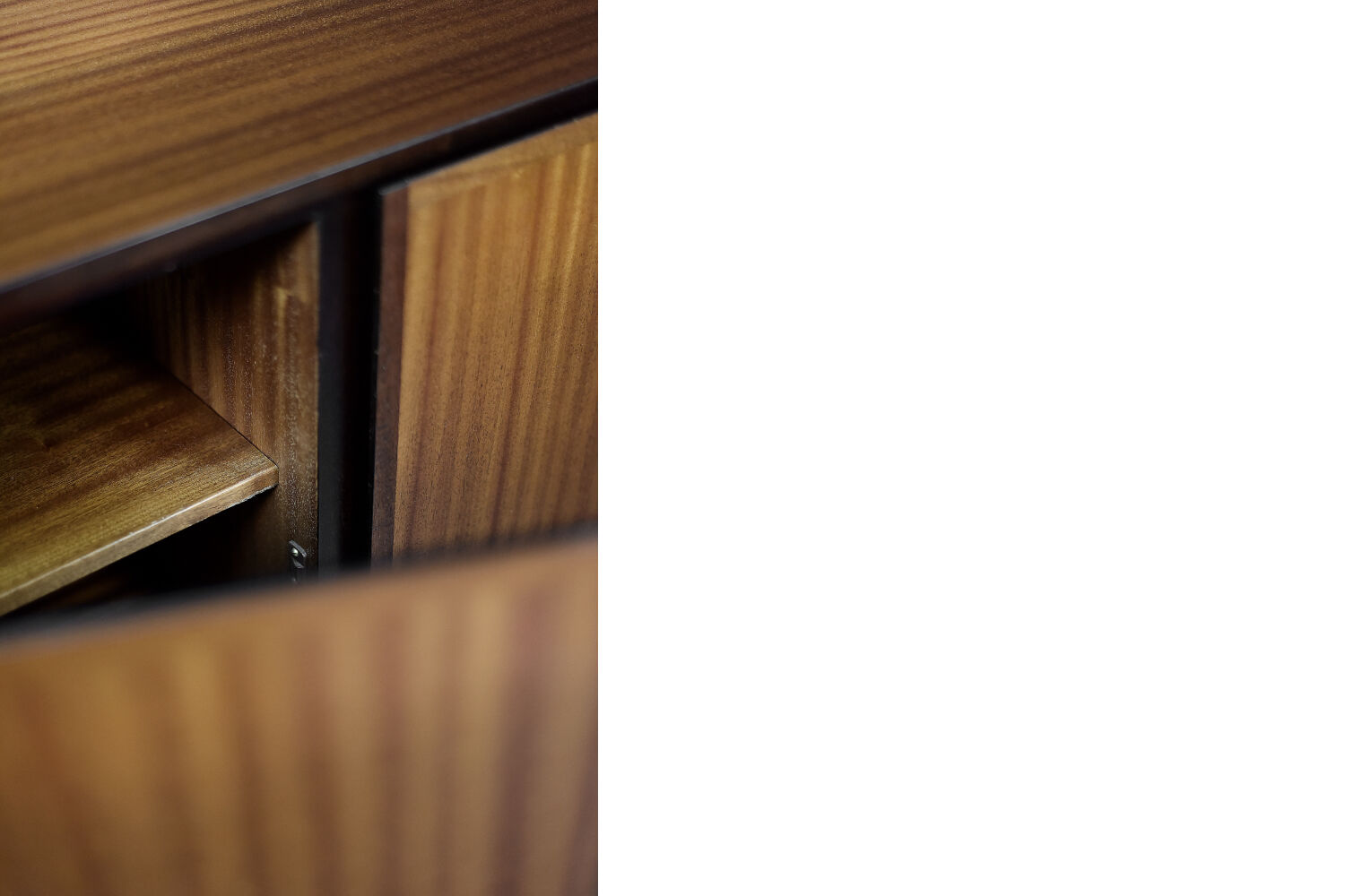 Vintage Mid-Century Scandinavian Modern Mahogany Cabinet Model 4 by Gunni Omann