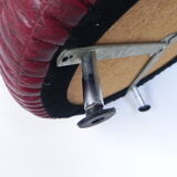 Pouf vintage sur 3 pattes