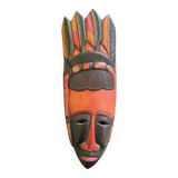Masque en bois République Dominicaine fait à la main