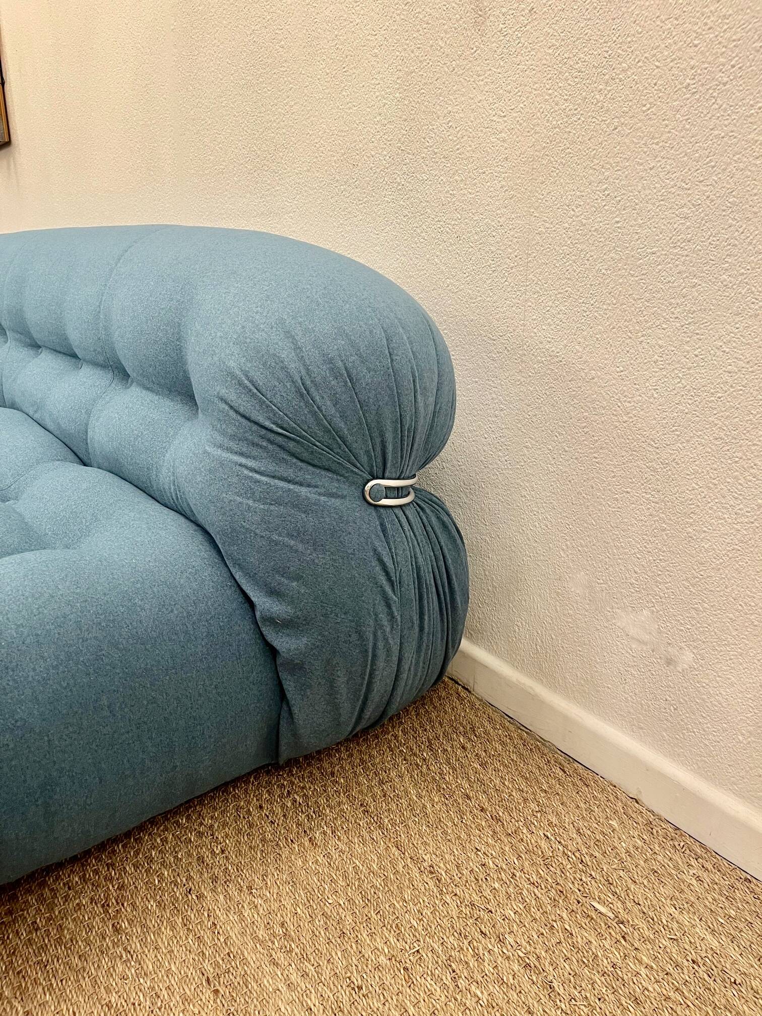 4-seater sofa Soriana Scarpa Cassina Italy circa 1970s