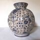 Calmcy vase. Rare Iznik model. Antique ceramic. 19th century.