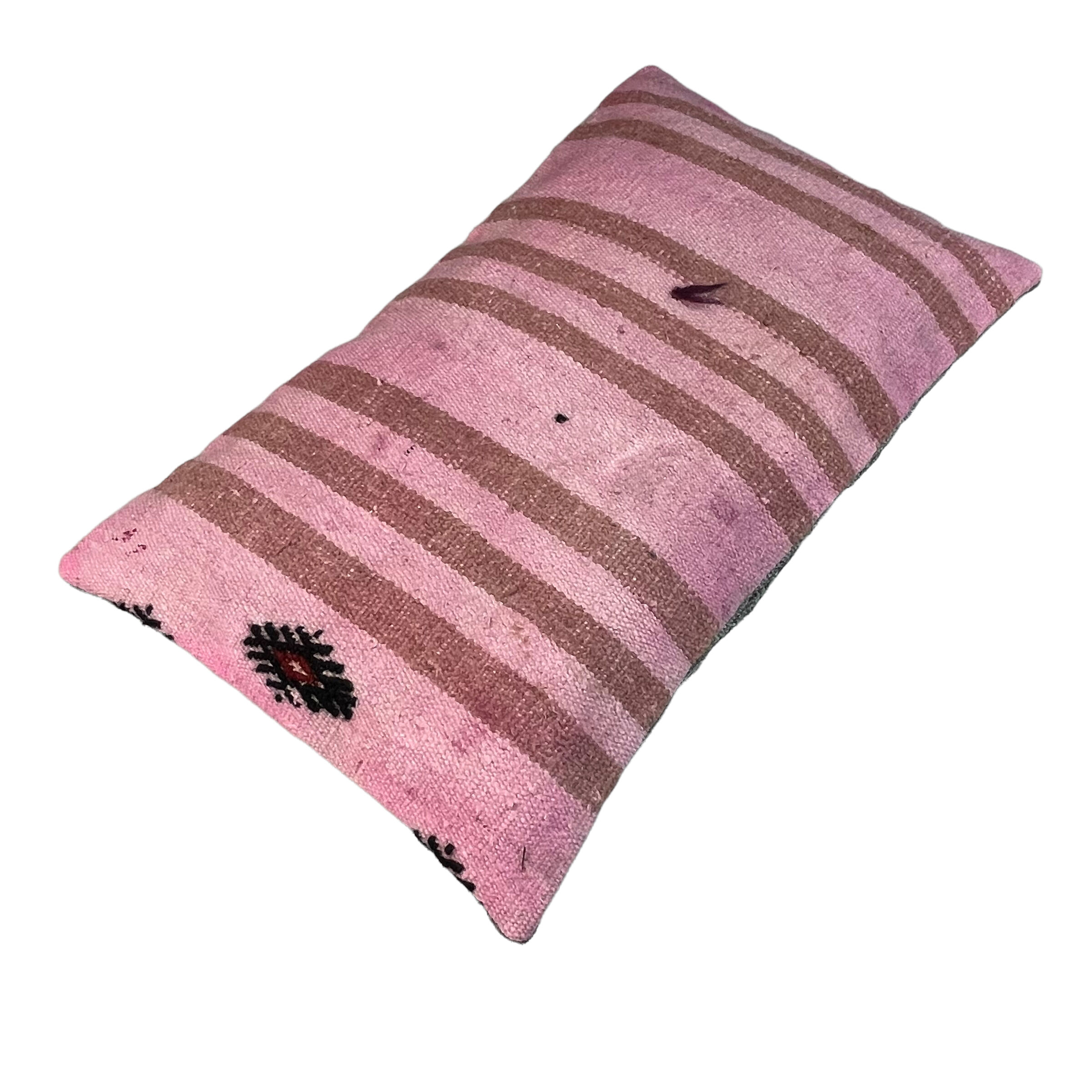 Housse de coussin vintage turque faite à la main, 30 x 50 cm