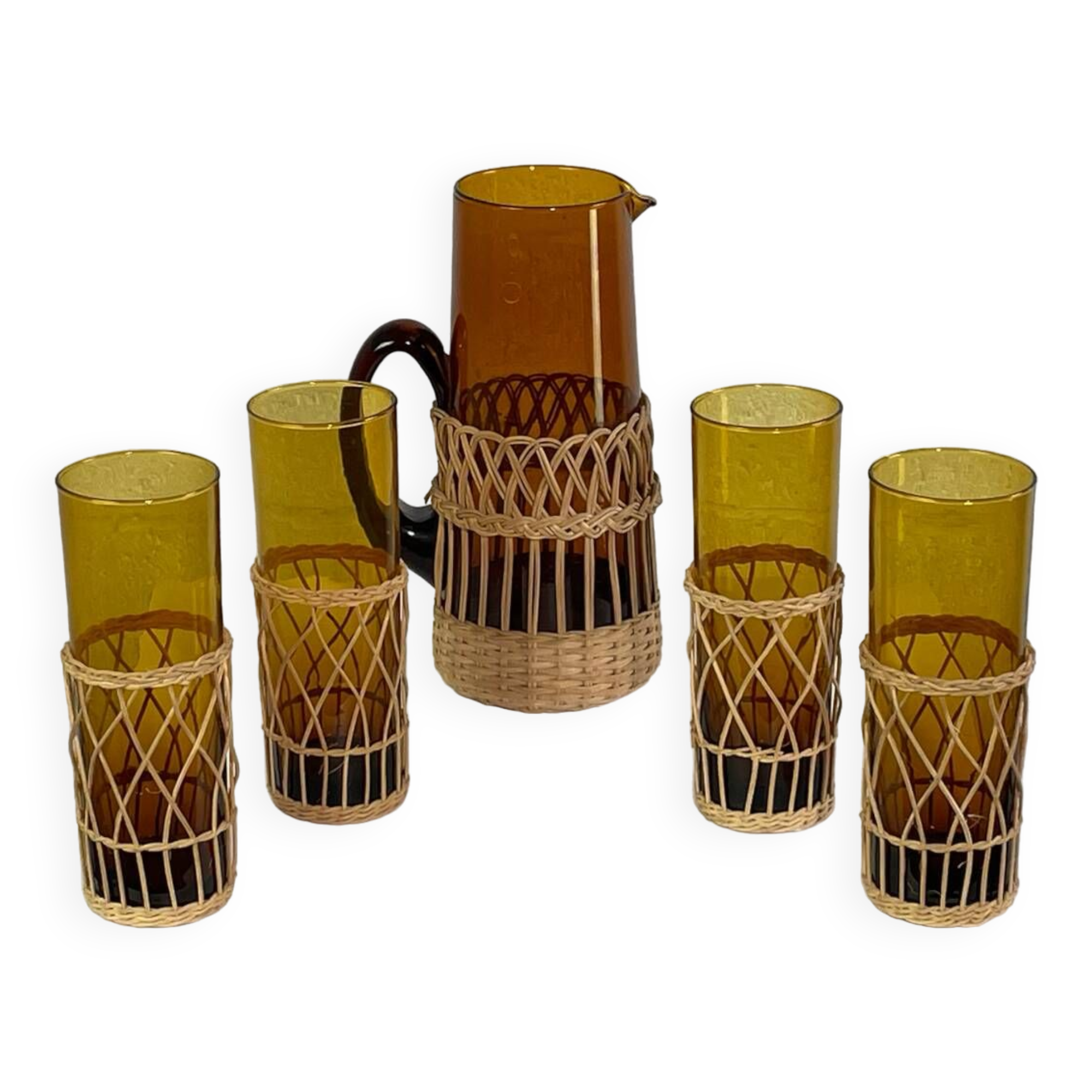 Vintage orangeade service